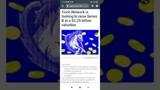 1inch Network is looking to raise Series B at a $2.25 billion valuation #SHORTS #1INCHNETWORK