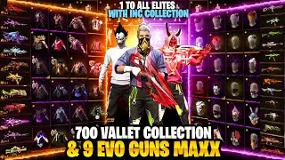 SEASON 1 TO ALL ELITES & TOP INC COLLECTIONS ID SELL🥵 ||9 EVO GUNS MAX &700+VALLET ID SALE🔥||TAMIL✅💯