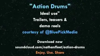 TRAILER MUSIC - Action Drums by Nathan Fleet