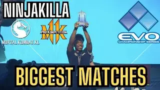 NINJAKILLA BIGGEST MATCHES OF HIS ENTIRE CAREER - MKX AND MK11 FT. SONICFOX, REWIND, NICOLAS ...
