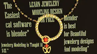 blender jewelry cad modeling  AND What is the stone size of the jewelry model?