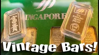 NEVER seen on Youtube! &hellip; tiny vintage silver Fortune bars from Singapore Mint