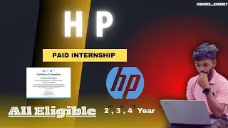 🎓 HP Internship for Students  Stipend + Certificate