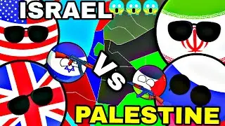 🇮🇱 Israel or Palestine 🇵🇸 Support countries 😱 ( INDIAN BALL 01) #entertainment #countryballs #video