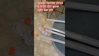 Spider farmer UV60 & IR30 LED Grow Light Bars Set #spiderfarmerled #cannabiseducation #greenplanet