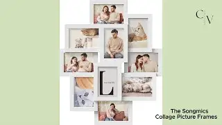 SONGMICS Collage Picture Frames, 4x6 Picture Frames Collage for Wall Decor, 10 Pack Photo Collage