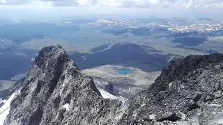 Panoramic view from Store Austabotntinden, Hurrungane, Jotunheimen