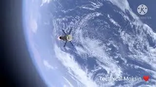 A short film (satellite from Earth to space)