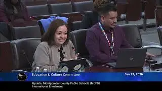 Jan 12, 2026 - EC Committee Worksession (FULL)