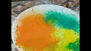 Colorful canvas texture