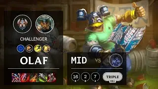 Olaf Mid vs Sylas - EUW Challenger Patch 10.24