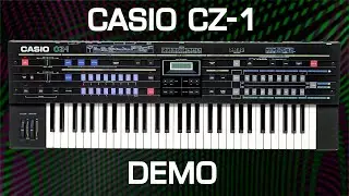 CASIO CZ-1 DEMO (No effects - no external Drums - just pure!) [Vinatge Synths].