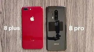 iphone 8 plus vs OnePlus 8 pro speed test