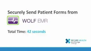 Export patient files from Wolf EMR for secure sending
