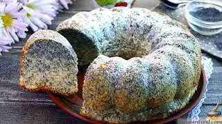 Привлечёт внимание. МАКОВЫЙ КЕКС НА МОЛОКЕ