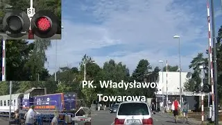 Prezentacja Przejazdu Kolejowego Ul. Towarowa Władysławowo. Sierpień 2021