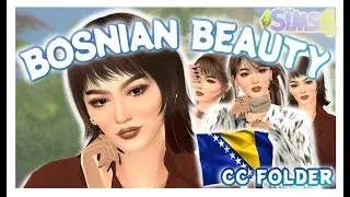 Bosnian Inspired Sim in the Sims 4 + CC Folder & Sim Download