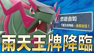 朱紫的雨天隊王牌就決定是你了！【寶可夢朱紫】