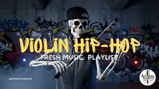 This Skeleton Plays Violin Over Hip Hop Metal Beats (Dark Cinematic Loop)