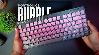 Распаковка и обзор беспроводной клавиатуры Portronics Bubble | Лучшая беспроводная клавиатура до ...
