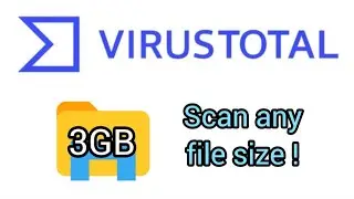 HOW TO SCAN ANY FILE SIZE ?