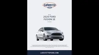 New 2020 Ford Fusion SE October Special!