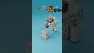 Minecraft Mobs vs Iron Golem Satisfying 3D Fluid and Cloth Simulation | NeoRender 3D