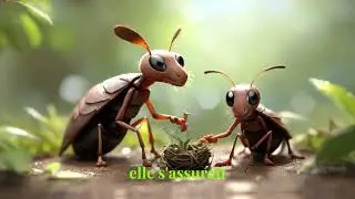 Conte de fourmis pour enfants.#france #fran&ccedil;ais #conte#francese #bonjour#fairytales #fairytale