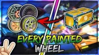 EVERY Painted Wheel In The Elevation Crate | Rocket League (Raijin, Gernot, Finny & Yamane!)