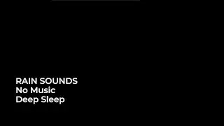 🌧️ Heavy Rain Sounds for Deep Sleep | Black Screen | No Music | ASMR Live 24/7