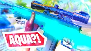 Sniping with the SECRET AQUA DARK AETHER Camo... (Black Ops Cold War SEASON 5) ITS AMAZING!