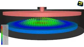 samadii/EM: Standing wave (1 GHz) CCP Plasma (Electromagnetic)