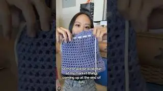 NEW PRODUCT LAUNCH! | #crochetbag #drawstringbag
