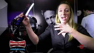 Rotolight at PhotoPlus 2019 - interview with Pamela Bloom about new LED / Flash combo products