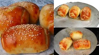Chicken Bread Rolls On Tawa Without Oven | Bakery Stye Chicken Bread Rolls | Chicken Dinner Rolls