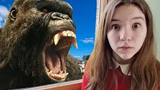 KING KONG ON OUR HOUSE!