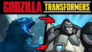 What if GODZILLA MONSTERS Were TRANSFORMERS?! (Story & Speedpaint)