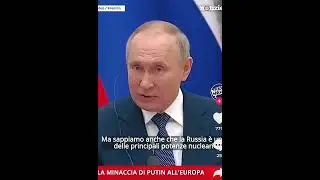 Putin minaccia l&rsquo;Europa