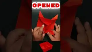 Как сделать разделитель для коробки в технике оригами: пошаговая инструкция #короткоевидео