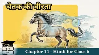 चेतक की वीरता | Class 6 Hindi Chapter 11 | Animated Explanation & Notes