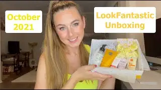 LookFantastic October 2021 Beauty Subscription Box Unboxing