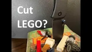 Cutting LEGOs? | WE Knife Co. Banter Review + Cut Test | Black G-10, CPM S35VN, Blue Thumb Stud