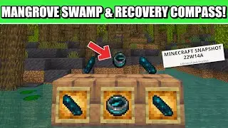Minecraft NEW Recovery Compass, Echo Shards & Mangrove Swamp! (SNAPSHOT 22W14A)