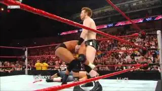 Sheamus-Brogue Kick/High Cross