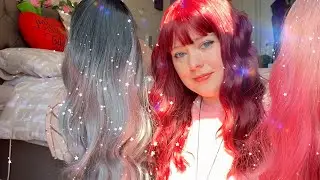 🧑‍🎤 ASMR ~ Cosy Shein Wig Try On & Review ~ Hair Brushing ~ Chit Chat ~ Fun ~ Relaxing 🧑‍🎤