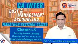 CA INTER Cost & Management Accounting Marathon Revision Video Ch-5 | #Stargate | #Marathonrevision