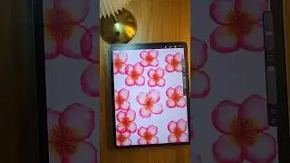 Simple iPad Watercolor Tutorial 🎨 | Relaxing Art Therapy for Burnout #art #procreate #shorts