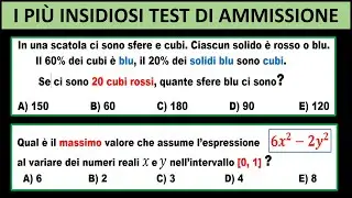 I pi&ugrave; insidiosi test di ammissione alle Universit&agrave; che confondono spesso i neodiplomati