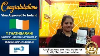 A Successful Ireland Visa Process done by Team Study Advisor 🇮🇪