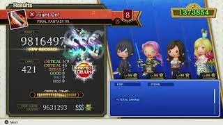 Theatrhythm FBL: Fight On! (FFVII) Ultimate - Perfect Chain 9816497pts